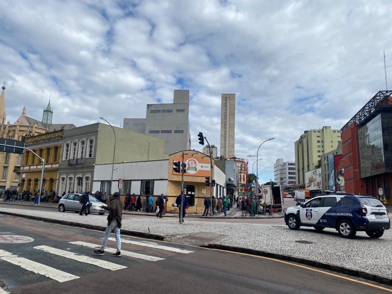fachada de um restaurante 