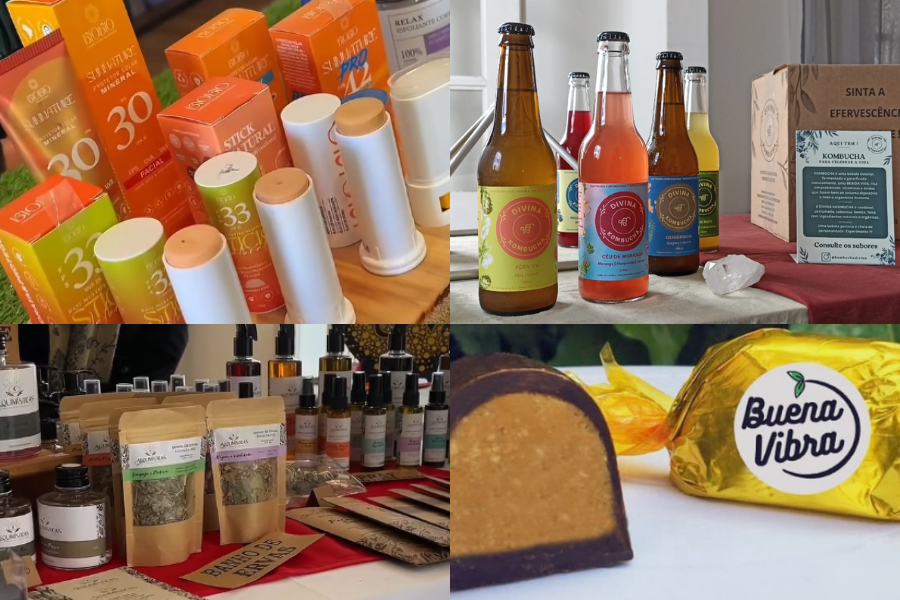 Feira em Curitiba reúne expositores de produtos veganos