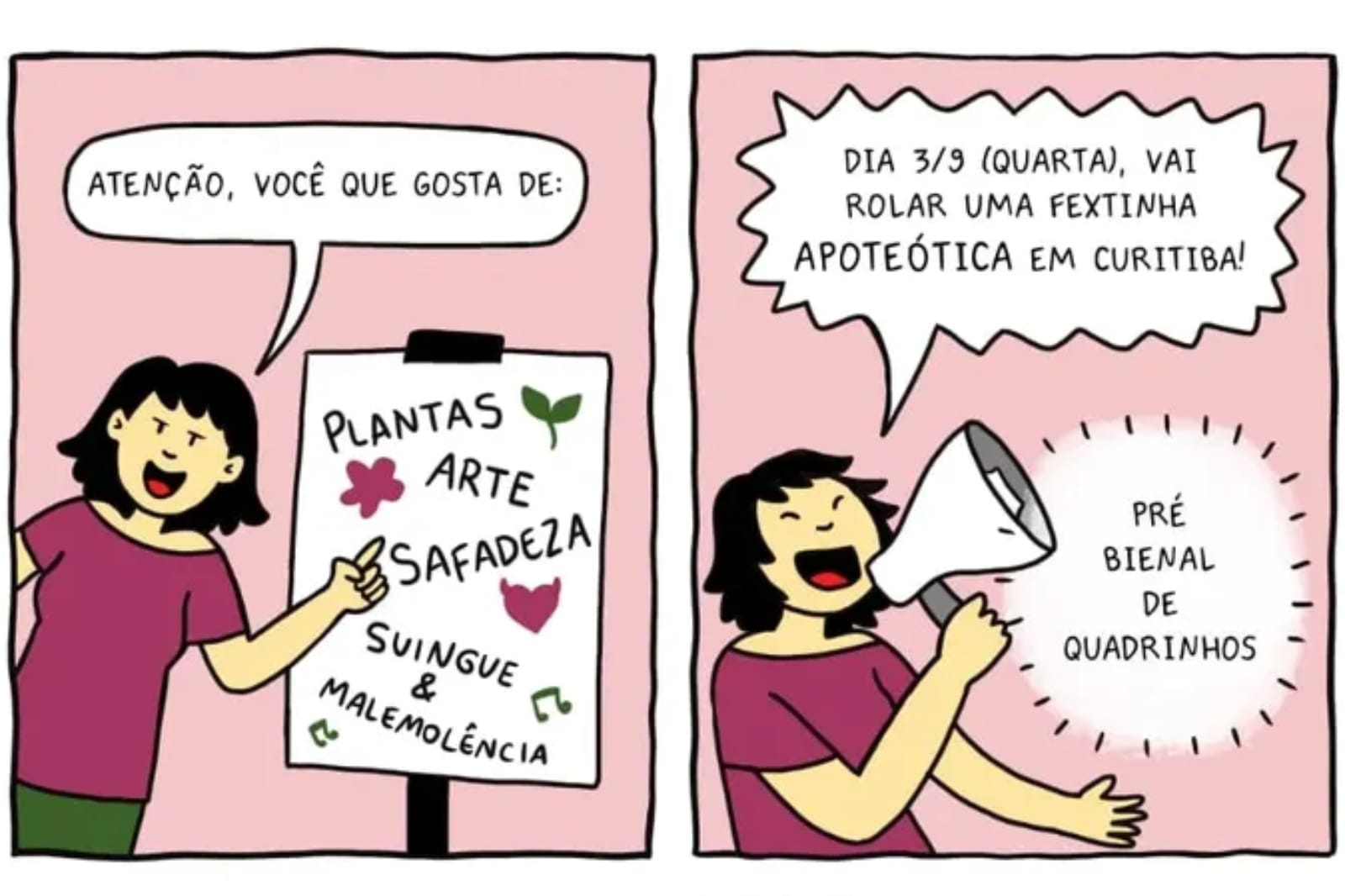 Esquenta da Bienal de Quadrinhos tem lançamentos, discotecagem e sorteios