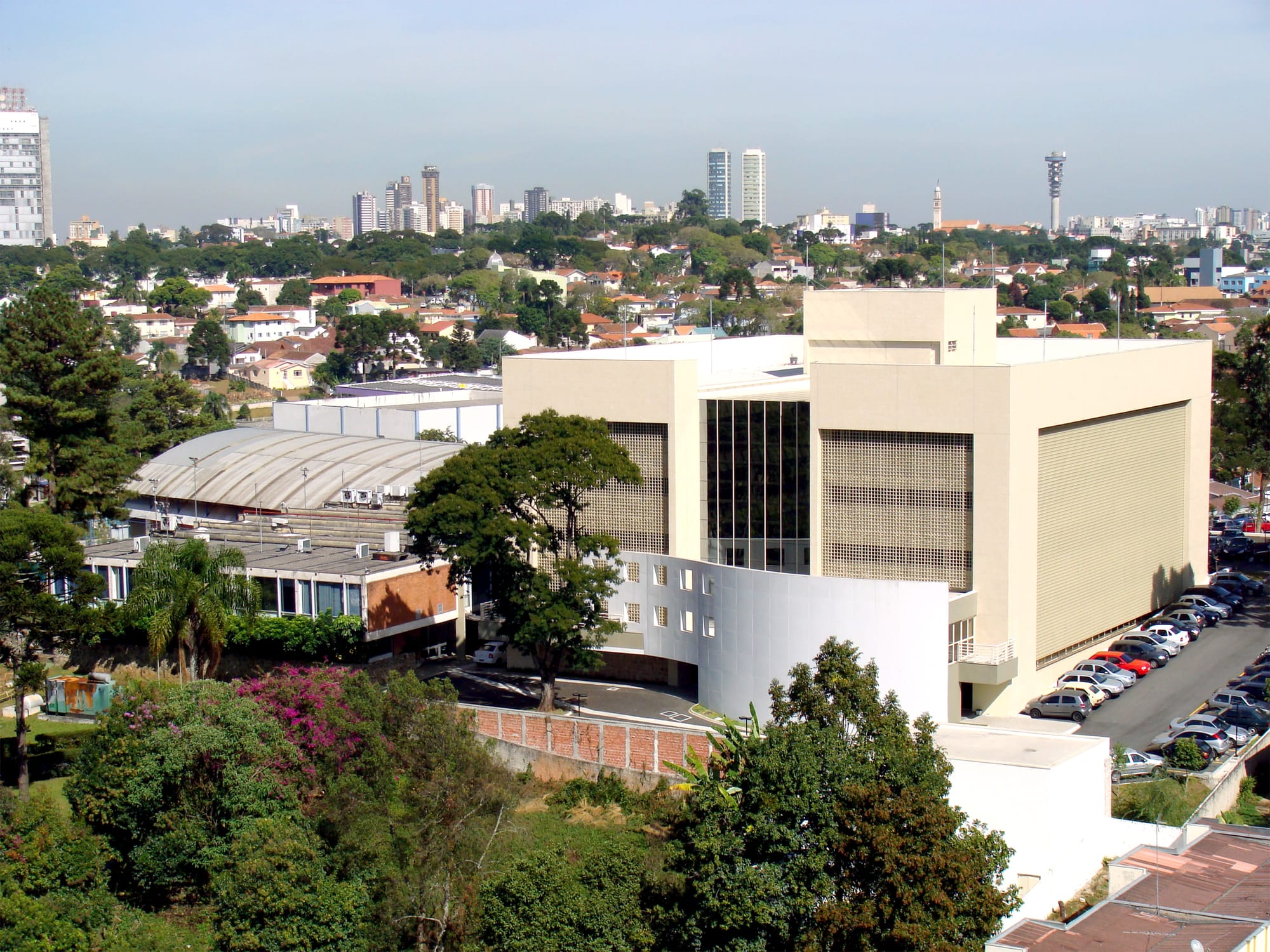 vista aérea da Celepar
