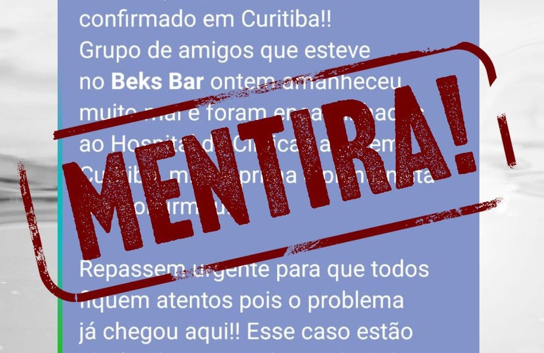 Grupos de extrema direita espalham mentira sobre bebidas adulteradas, deputado e bar de Curitiba