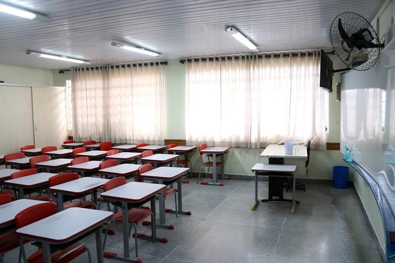 sala de aula vazia