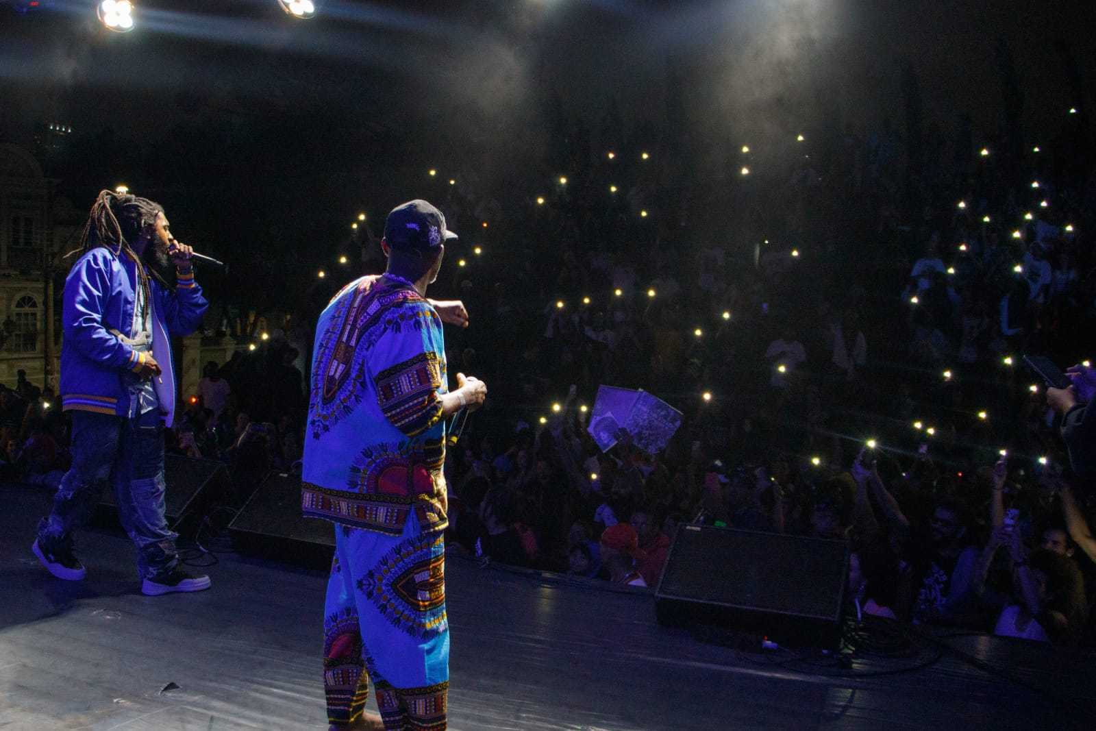 Show em edição anterior do Sarau Periférico, em Curitiba.