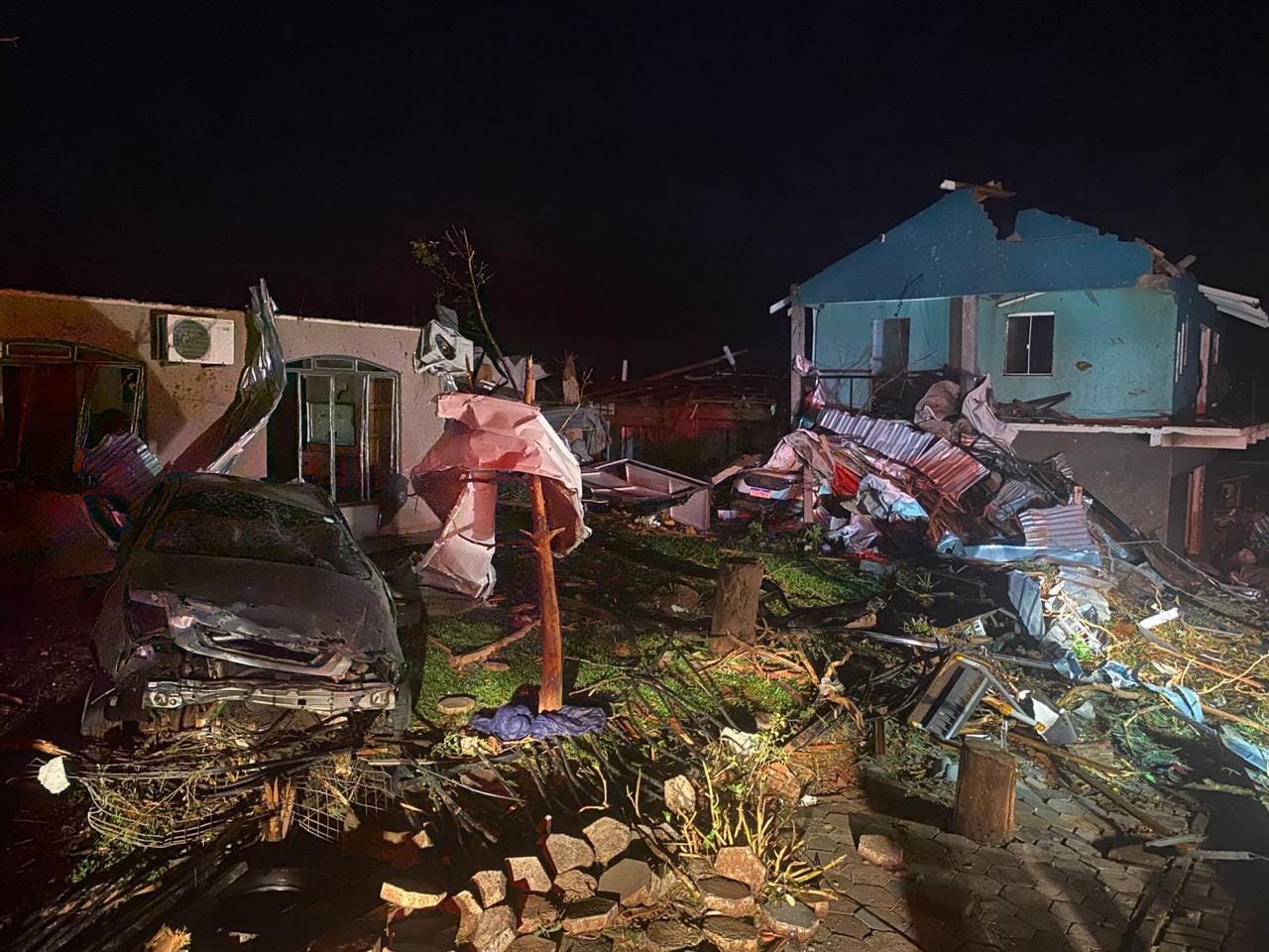 casa destruída