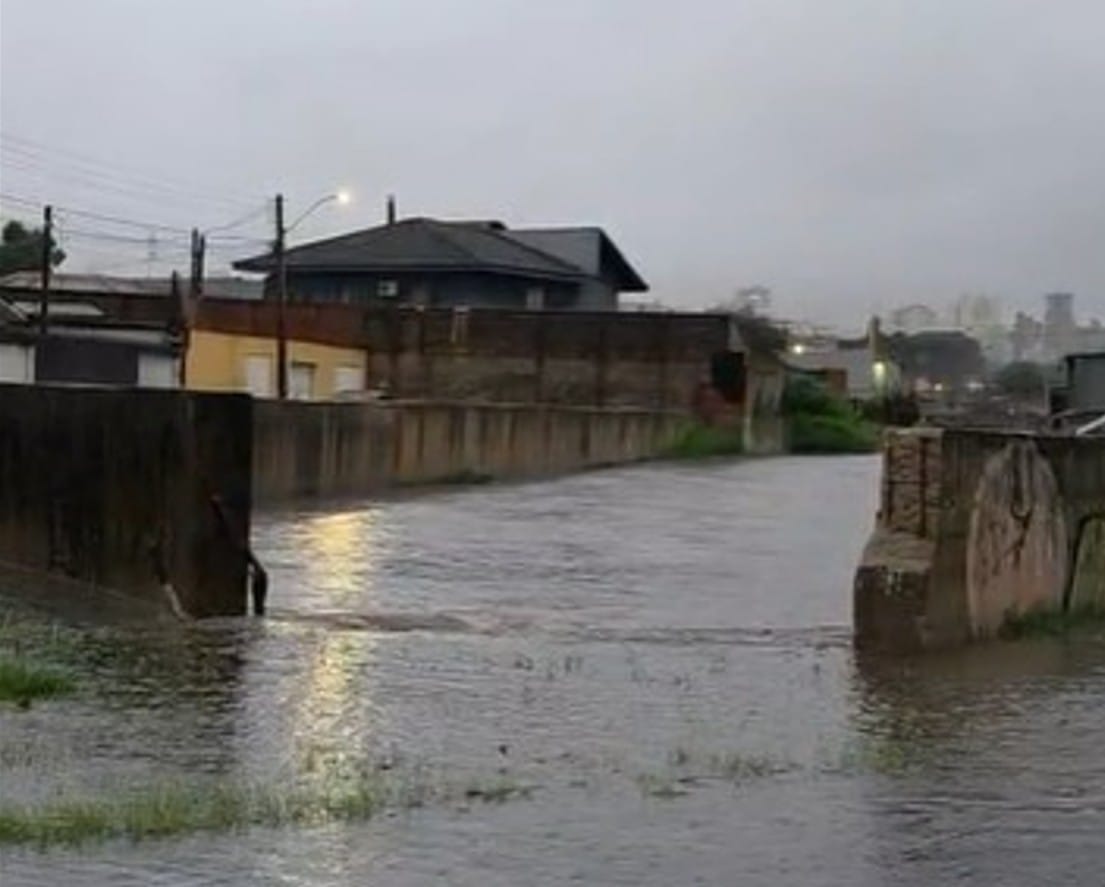 Chuva provoca 37 alagamentos em Curitiba e derruba árvores