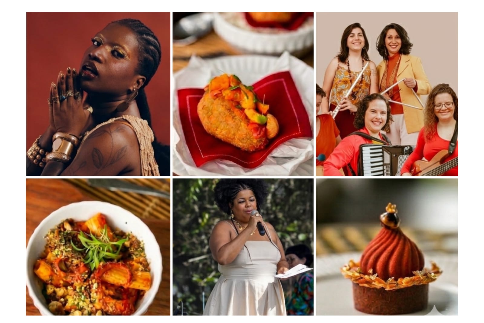 Gastronomix tem menu de pratos salgados e doces e programação de shows