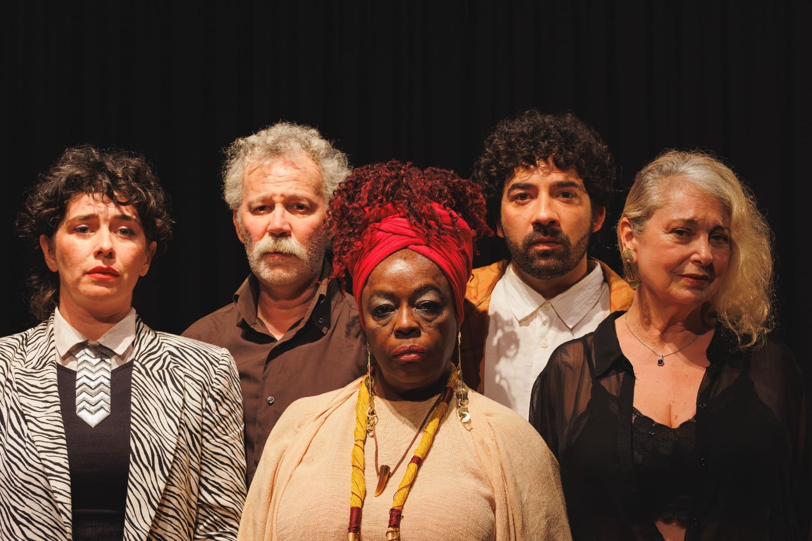 Patricia Cipriano, Geyisa Costa, Christiane de Macedo, Ranieri Gonzalez e Diego Marchioro