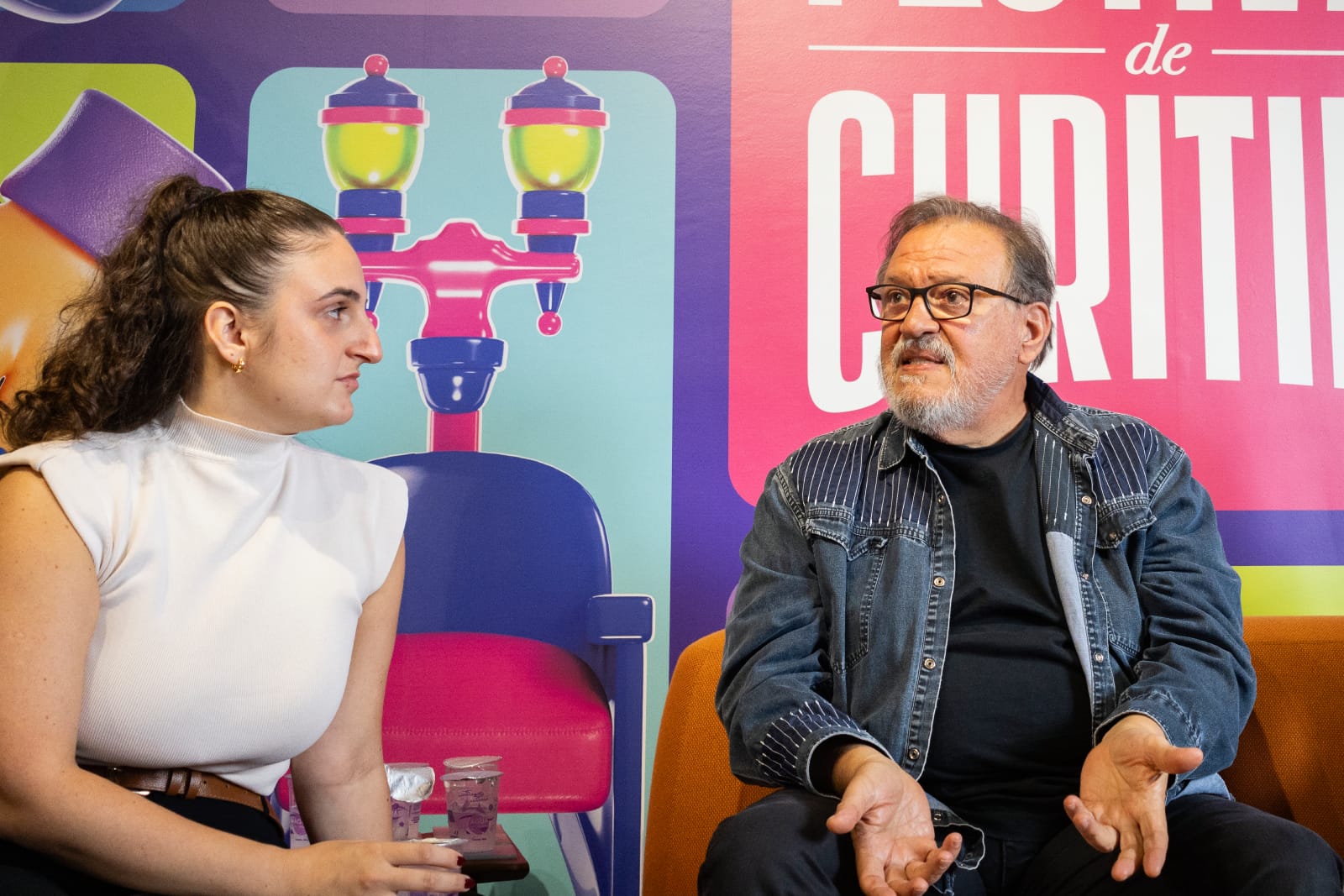 Laura Tezza e Luís Melo