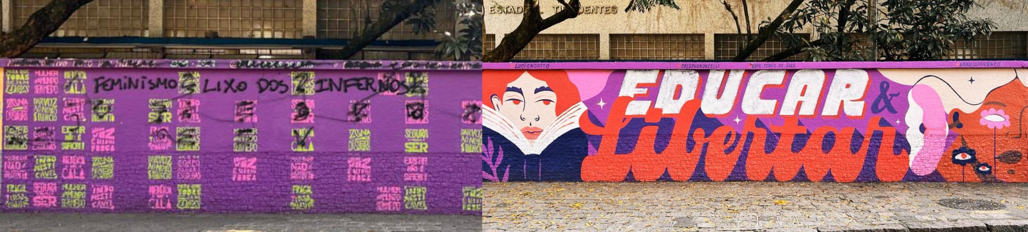 “Educar e Libertar”, de Cris Pagnoncelli, Luci Gnoatto e Erika Lourenço. 