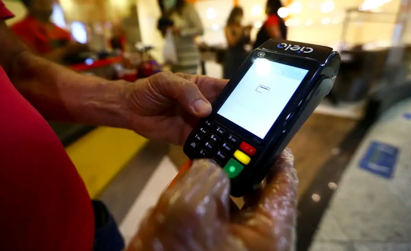 máquina de cartão de crédito