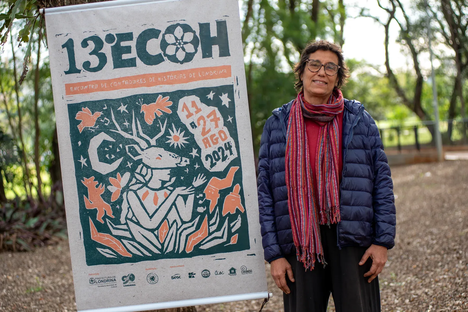 A idealizadora do ECOH, Claudia Silva. Foto: Valéria Felix