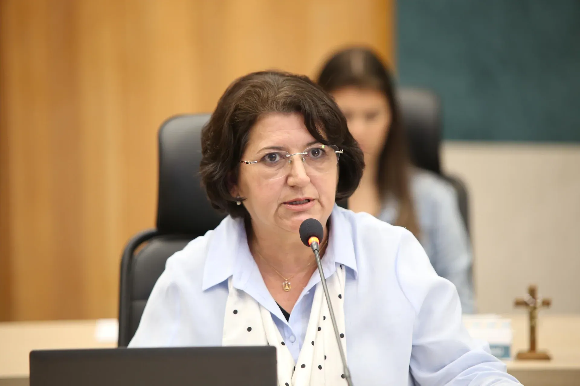 Vereadora Lenir de Assis, que exerceu mandato de deputada federal como suplente, agora tenta vaga na Alep. Foto: Fernando Cremonez/CML
