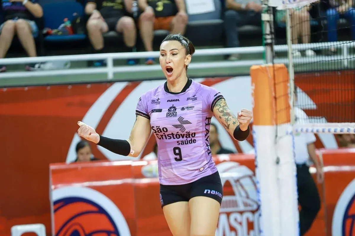 A atleta Tiffany Abreu. Foto: Osasco Voleibal Clube