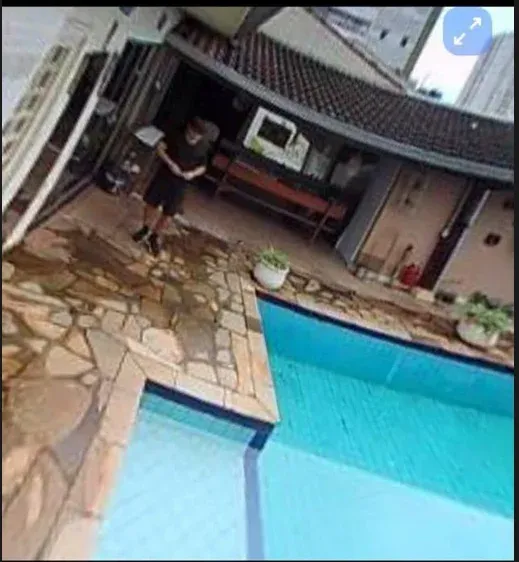 Uma das imagens do invasor divulgada por empresária. Foto: Reprodução Instagram
