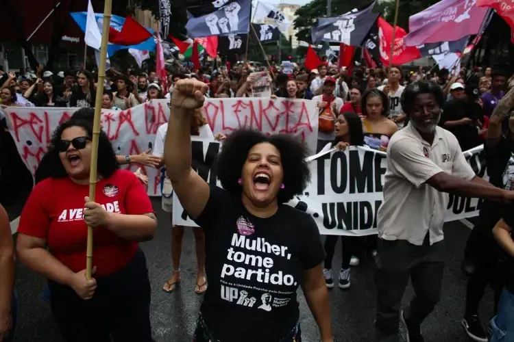 Samara Martins, candidata à Presidência pela UP. Foto: Wildally Souza/UP