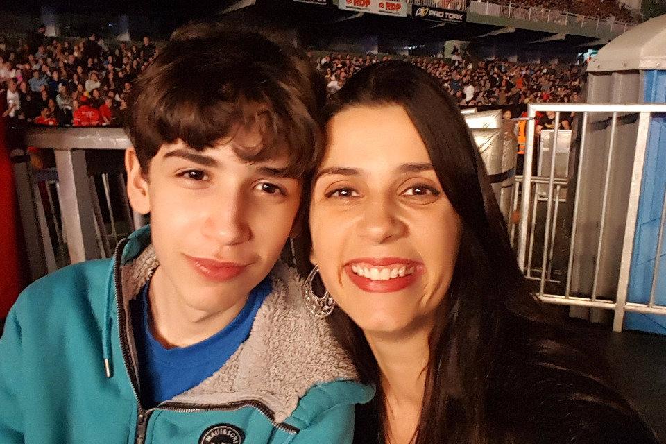 Meu filho venceu o desafio de assistir ao show do Paul McCartney!