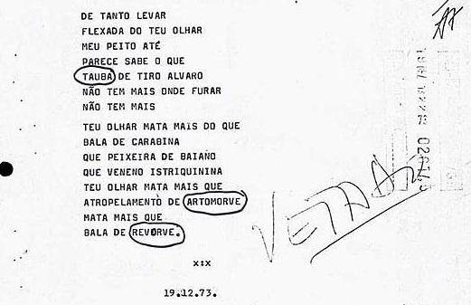 A censura a "Tiro ao Alvo", de Adoniran Barbosa