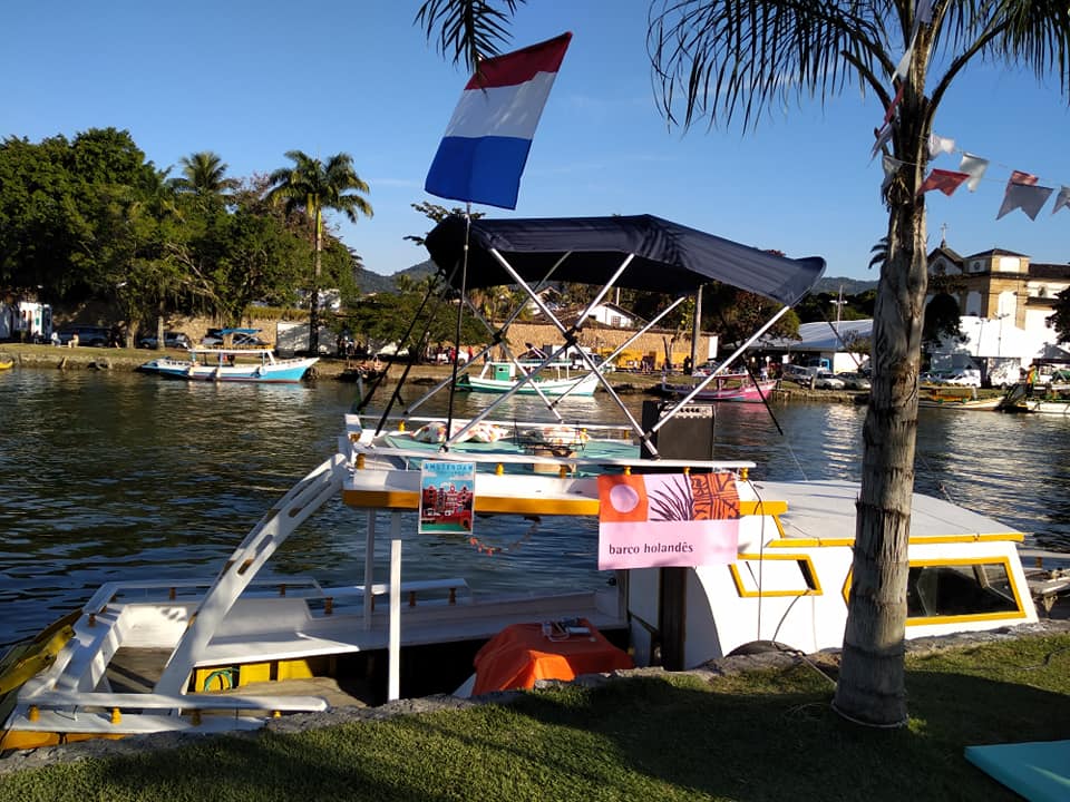 Barco fez conexão Brasil-Holanda na Flip