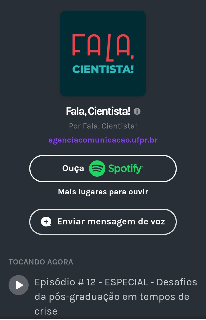 Podcast sobre ciência traz impacto dos cortes nas pesquisas da UFPR