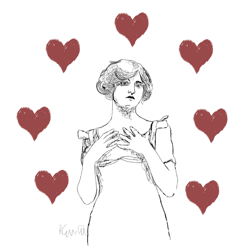 O amor distraiu-se