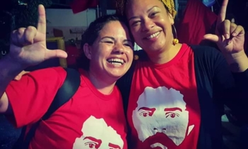 No dia da libertação de Lula. Foto: arquivo pessoal
