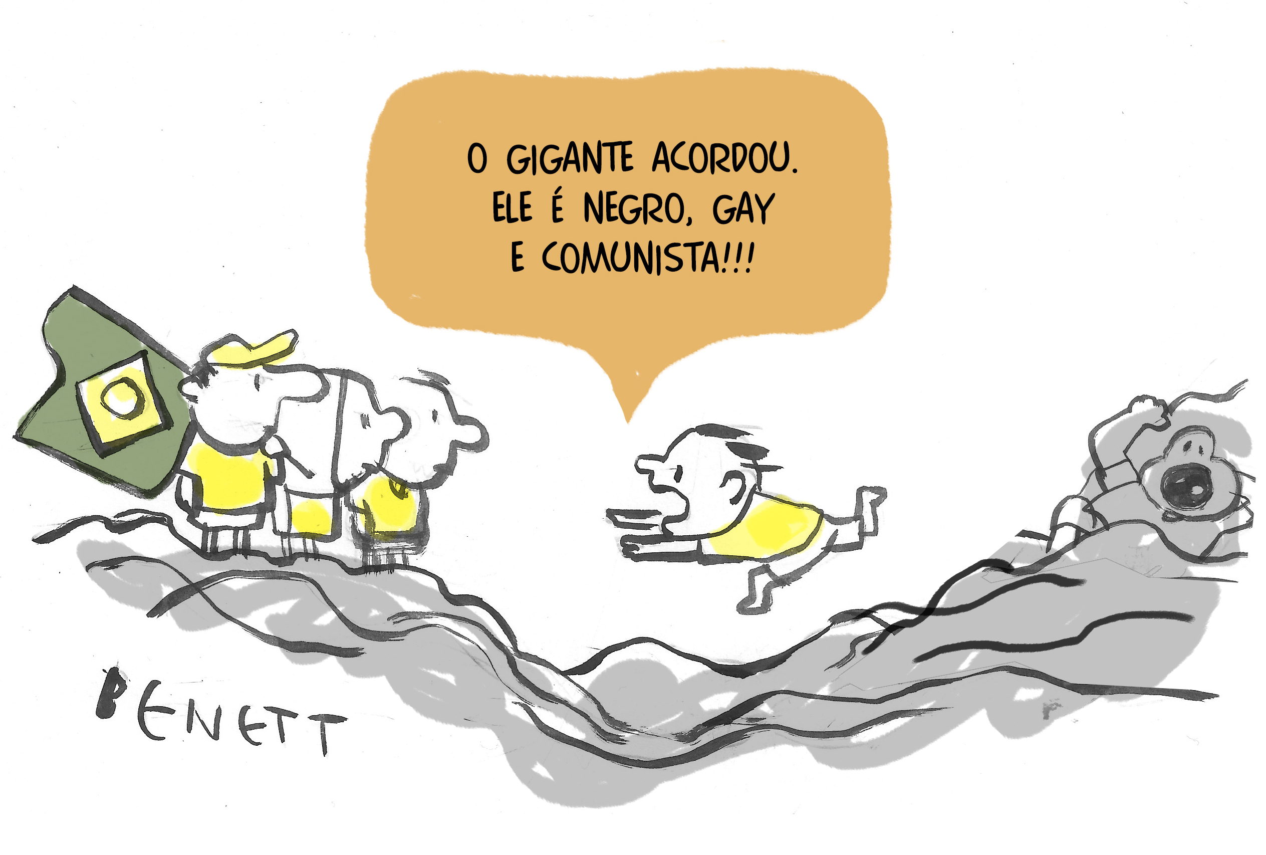 O mito do gigante adormecido
