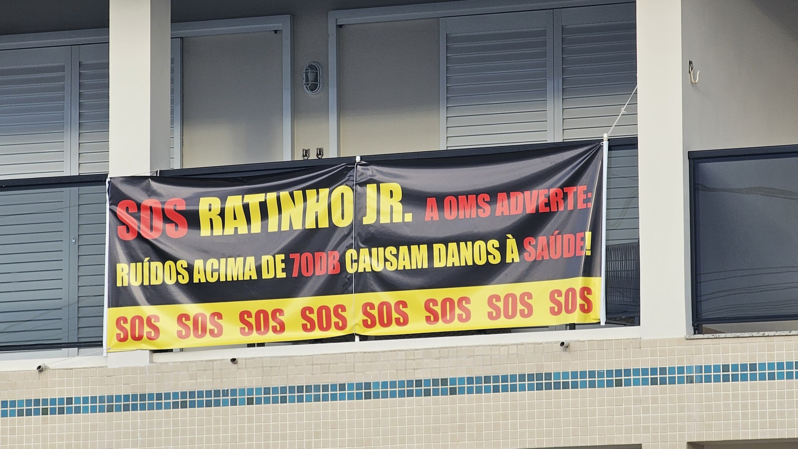 Moradores reclamam de excesso de barulho em shows de Ratinho Jr.
