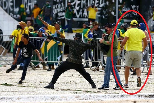 Entidades acusam secretário do Meio Ambiente de Matinhos de agredir cavalo em atos antidemocráticos