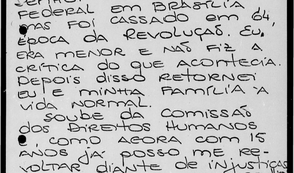 Site publica originais de cartas escritas por viúva e filha de Rubens Paiva após prisão pela ditadura