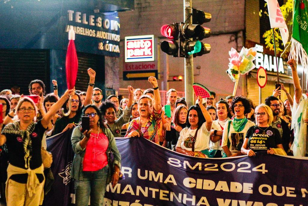 Frente Feminista fará passeata no Dia Internacional da Mulher