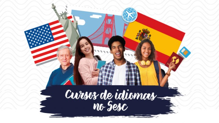 SESC oferta 85 vagas gratuitas de inglês e espanhol em Curitiba